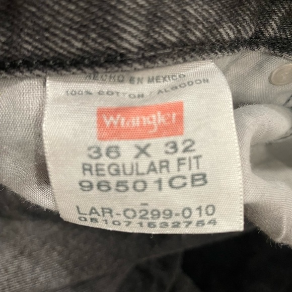 VINTAGE WRANGLER BLACK JEANS - Picture 8 of 8